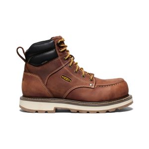 Men's Cincinnati 6 Waterproof 90?? Heel Boot (Carbon Toe)  |  Tuscan Red/Sandshell