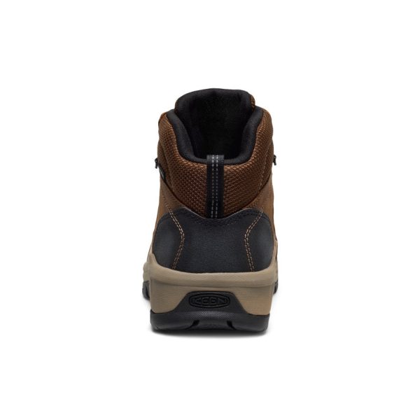 Men's Skokie Waterproof Work Boot (Carbon Toe) | Dark Earth/Black