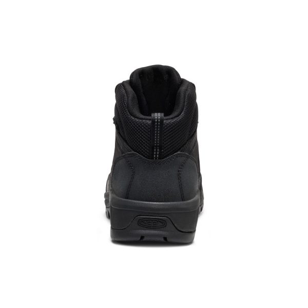 Men's Skokie Waterproof Work Boot (Soft Toe) | Black/Black
