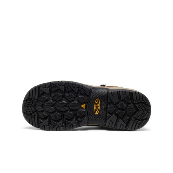 Women's Skokie Waterproof Work Boot (Carbon Toe) | Bison/Black