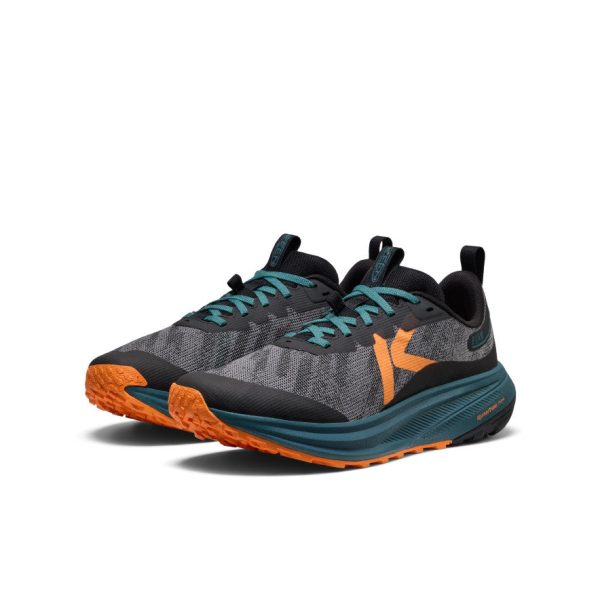 Men's Roam Trail Running Shoe | Black/Orange Peel