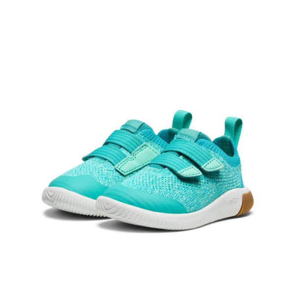 Toddlers' KNX Knit Double Strap  |  Bright Aqua/Cabbage