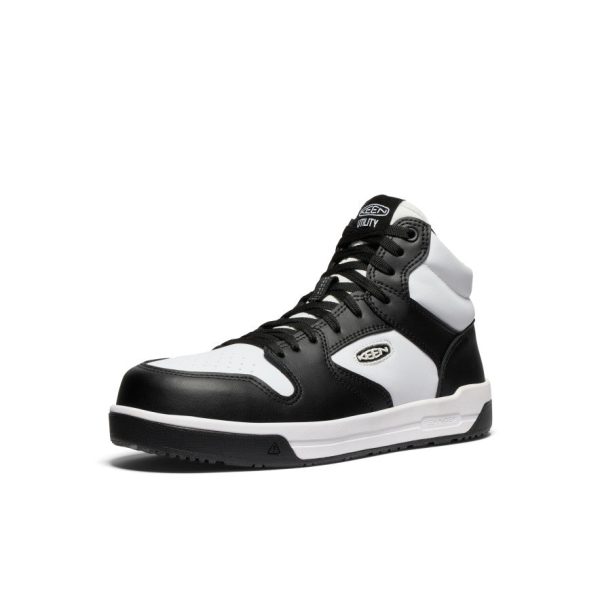 Men's Overton Mid Work Shoe (Carbon Toe)  |  Star White/Black