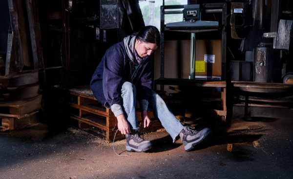 Women's Skokie Waterproof Work Boot (Carbon Toe) | Magnet/Black