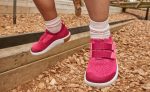 Big Kids' KNX Knit Double Strap  |  Beaujolais/Raspberry