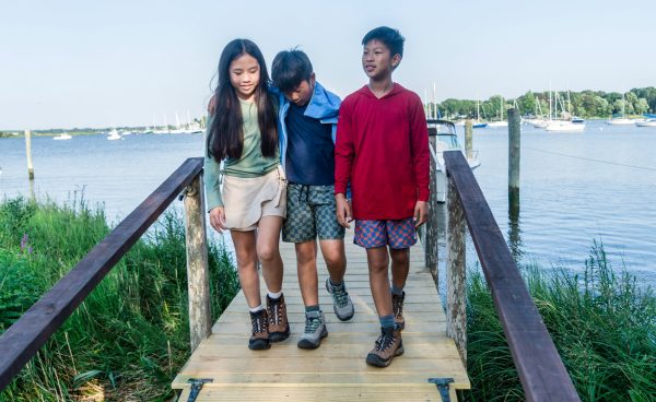 Big Kids' Targhee IV Waterproof Hiking Boot | Bison/Brindle