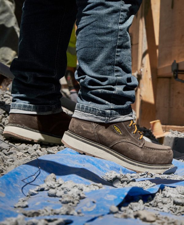 Men's Cincinnati 6 Waterproof Boot (Carbon Toe) | Dark Chocolate/Sandshell