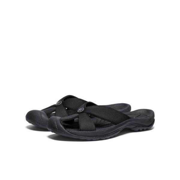 Women's Bali Slide Sandal  |  Black/Steel Grey