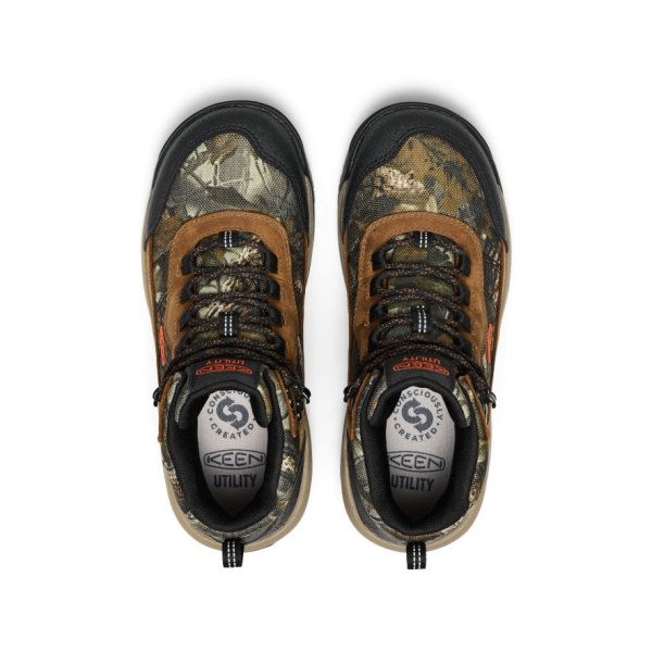 Women's Skokie Waterproof Work Boot (Soft Toe) | Camo/Black