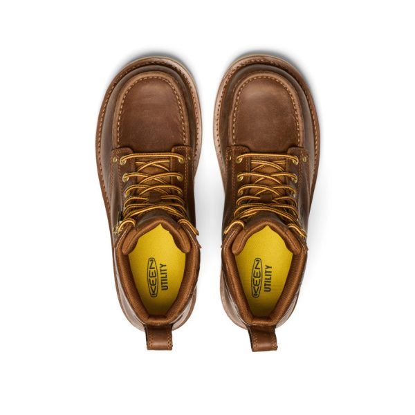 Men's Cincinnati 6 Boot (Soft Toe) x Noon Goons | Leather Brown/Off White