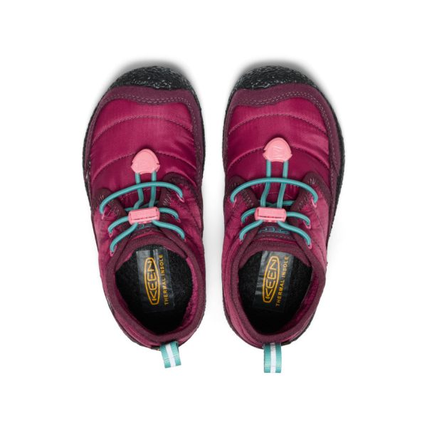 Little Kids' Howser II Waterproof Chukka  |  Beaujolais/Pool Blue