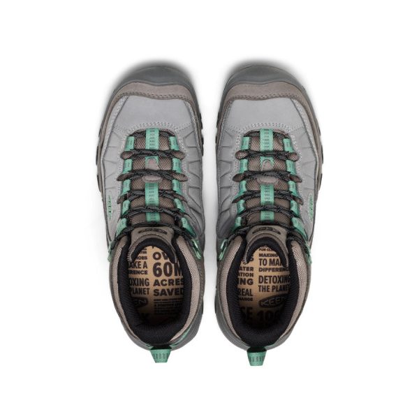 Women's Targhee IV Waterproof Hiking Boot  |  Alloy/Granite Green