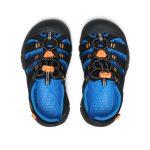 Little Kids' Newport Boundless Sandal  |  Black/Precious Blue