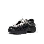 All Gender UNEEK PLT Mary Jane Sneaker  |  Silver/Black