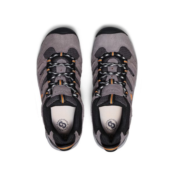 Men's Headout Waterproof Hiking Shoe  |  Steel Grey/Orange Pepper